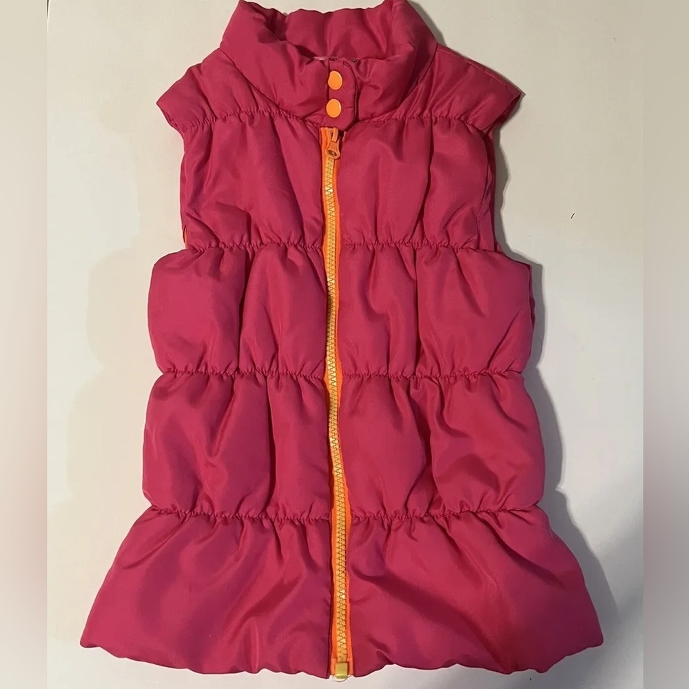 Energie girls pink&orange puffer vest